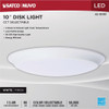 Nuvo 10" Wht Led Cct Fixture 62-1811 565613