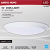 Nuvo 10" Wht Led Cct Fixture 62-1811 565613