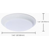 Nuvo 7" Wht Cct Led Fixture 62-1801R1 529522