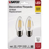 Satco 2pk 4w Led Med Bulb S21834 530292