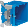 Carlon 2-Gang PVC Molded Old Work Dual Voltage Wall Box, 18 Cu. In. E-18-4-DVR 547909