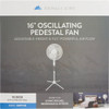 Denali Aire 16 In. 3-Speed White Oscillating Pedestal Fan 1DAFP16E 559394