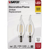 Satco 2pk 3w Ca10cnd Led Bulb S21839 540316