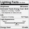 Philips 3pk B11 E12 Dl Led Bulb 588525 538319