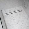 B&K 24 In. Linear Shower Drain Tile-In Grate Brushed Nickel 133-008T01 483611