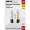 Satco 2pk 5.5w Led Med Bulb S21837 535442