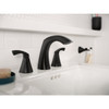 Moen Lindor 2-Handle Lever Widespread Bathroom Faucet, Matte Black 84504BL 465068
