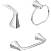 Moen Lindor 3-Piece Bath Hardware Set, Chrome MY8793CH