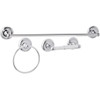 Home Impressions Aria Chrome 3- Piece Bath Hardware Set 496484 496484