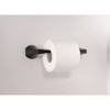 Moen Lindor Wall Mount Pivoting Toilet Paper Holder, Matte Black MY8708BL 479419