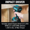 Makita 2pc 18v Lxt Combo Kit XT281S 361786