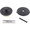 Danco Universal Matte Black Lift 'N Turn Tub Drain Trim Kit with Overflow