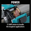 Makita 7 In. 15-Amp Angle Grinder with Lock On GA7021 376274
