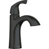 Moen Lindor 1-Handle Lever Centerset Bathroom Faucet, Matte Black 84505BL
