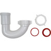 Plumb Pak 1-1-2 In. or 1-1-4 In. White Plastic J-Bend 10501WK 444650