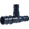 SharkBite 3/4 In. x 1/2 In. x 1/2 In. Poly Reducing PEX-A Tee (5-Pack) UA454A5