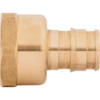 SharkBite 1-2 In. PEX-A x 1-2 In. FNPT Brass Adapter UAB072LFA 474459