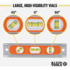 Klein 9 In. Aluminum Rare-Earth Magnet Torpedo Level 935R 324702