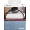 Moen Lindor Towel Ring, Matte Black MY8786BL 469784
