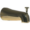 Lasco 1/2 In. FPT Polished Brass Bathtub Spout with Diverter 08-1041