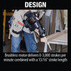 Makita 18V LXT Lithium-Ion Brushless Sub-Compact Cordless Reciprocating Saw Kit XRJ07R1B 369703