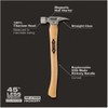 Stiletto 14 Oz. Smooth-Face Framing Hammer with Hickory Handle TI14SC 369069