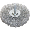 Weiler Vortec 3 In. Crimped, Coarse Drill-Mounted Wire Brush 36011