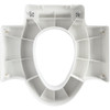 Bemis Independence 4.5 In. Raised Toilet Seat with Dual Lock & Support Arms A04505T000 431703