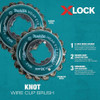 Makita 3-1-8" Knot Wire Brush D-72578 319831