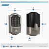 Schlage Encode Plus Camelot Satin Nickel Smart WiFi Deadbolt BE499WBVCAM619 254135