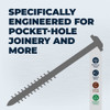 Kreg 4" Cs Washer Screw SML-C4X400-75 340307