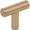 KasaWare 1-1/2 In. Overall Length Satin Bronze Cabinet T-Knob (4-Pack) K294SBZ-4