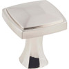 KasaWare 1-1/16 In. Diameter Satin Nickel Plain Square Knob (10-Pack) K121SN-10