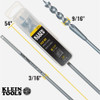 Klein 3-4 In. x 54 In. Flex Bit Auger with Screw Point 53719 310224