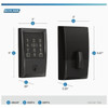 Schlage Encode Plus Century Matte Black Smart WiFi Deadbolt BE499WBVCEN622 236620