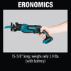 Makita 18V LXT Lithium-Ion Compact Cordless Reciprocating Saw (Tool Only) XRJ01Z 308386