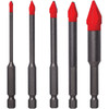 Diablo Carbide Tipped Glass, Tile & Stone Drill Bit Set (5-Piece) DMANSP1070S 332028