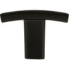 Elements Thatcher 1-1-2 In. Length Matte Black Bar Knob 859T-MB 235599