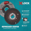 Makita X-LOCK Type 27 4-1-2 In. x 1-4 In. x 7-8 In. Metal Grinding Cut-Off Wheel E-00424 304879