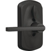 Schlage Plymouth Matte Black Electronic Keypad Entry Latitude Lever FE595VPLY622LAT 259199