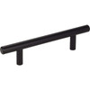Elements Naples 3.75 Center-to-Center Matte Black Cabinet Bar Pull 156MB