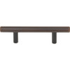 Elements Naples 3 In. Center-to-Center Dark Brushed Bronze Cabinet Bar Pull 136DBB 228871