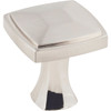 KasaWare 1-1/16 In. Diameter Satin Nickel Plain Square Knob (4-Pack) K121SN-4