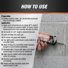 DAP Textured Mortar 10.1 Oz. Gray Premium Elastomeric Filler & Sealant 7079810082 111030