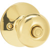 Schlage Plymouth Bright Brass Bed & Bath Door Knob F40VPLY605 231908