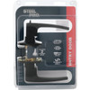 Steel Pro Matte Black Straight Entry Lever LHX900B 227982