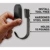 3M Claw 15 Lb. Black Drywall Hook 3DH15BLK-1ES 213476