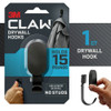 3M Claw 15 Lb. Black Drywall Hook 3DH15BLK-1ES 213476