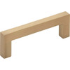 KasaWare 3-3/8 In. Overall Length Satin Bronze Square Bar Pull (2-Pack)