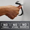 3M Claw 25 Lb. Black Drywall Hook 3DH25BLK-1ES 222286